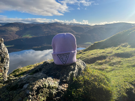 Lilac woman’s turn up hat