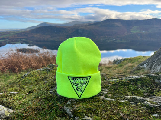 High viz runners turn up hat