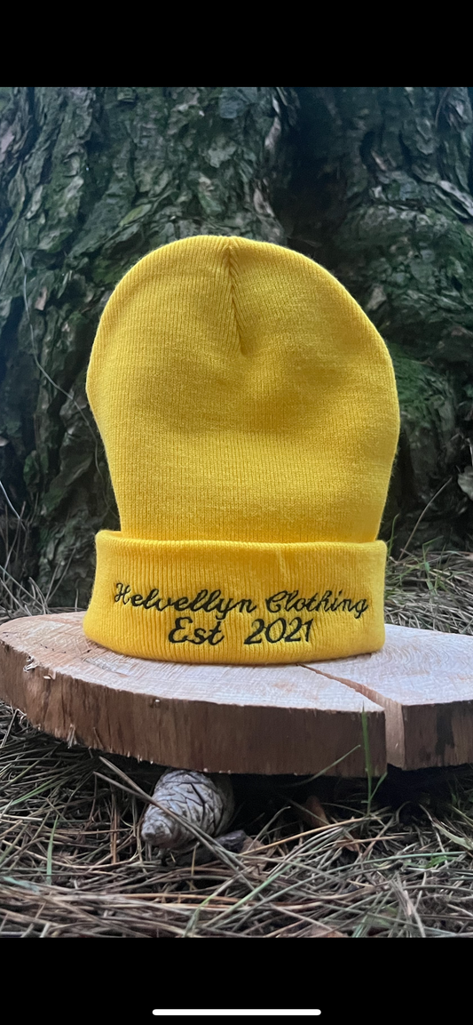 Helvellyn yellow turn up hat
